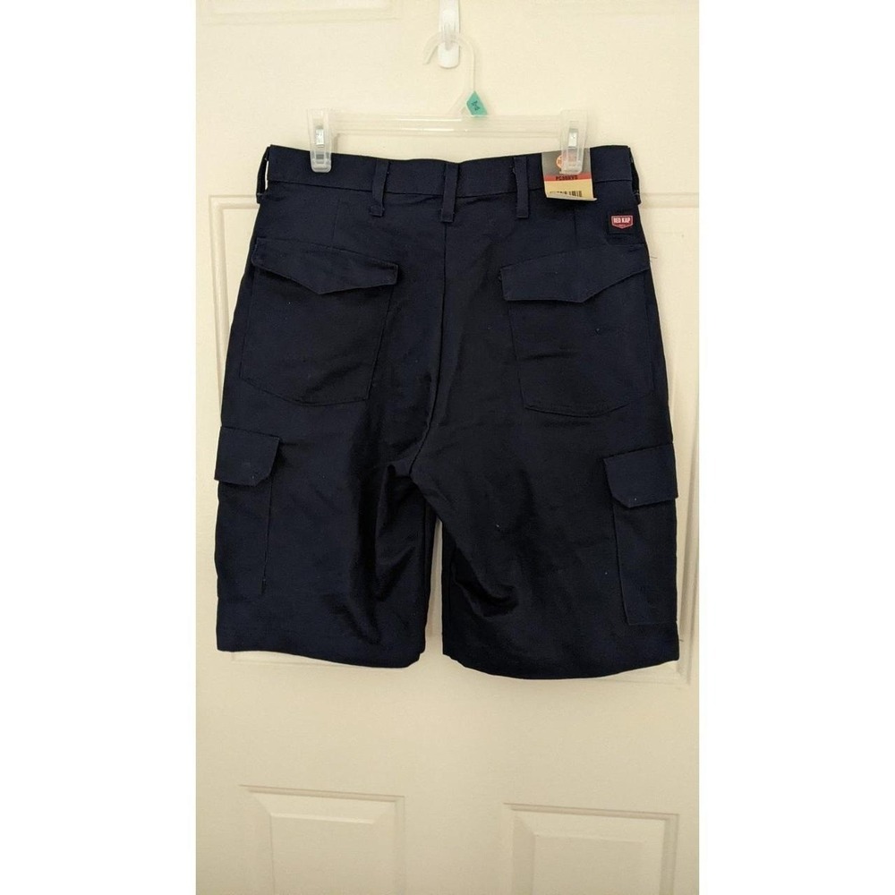 Mens Red Kap Cargo Navy Blue Shorts NWT - Picture 2 of 6